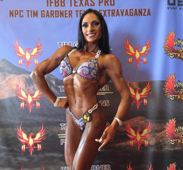 One of Carie's Posing Suits used in competition